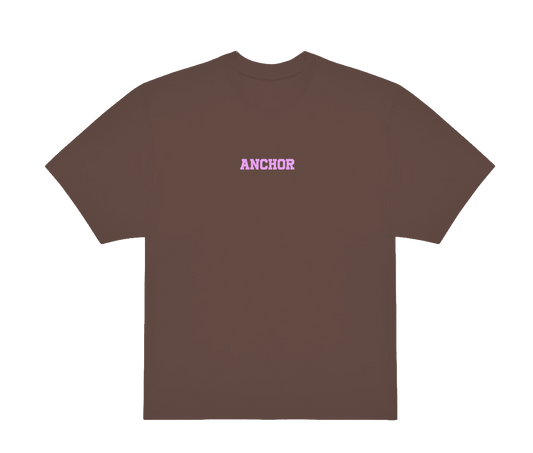 T-shirt Box Logo Mocha Rose