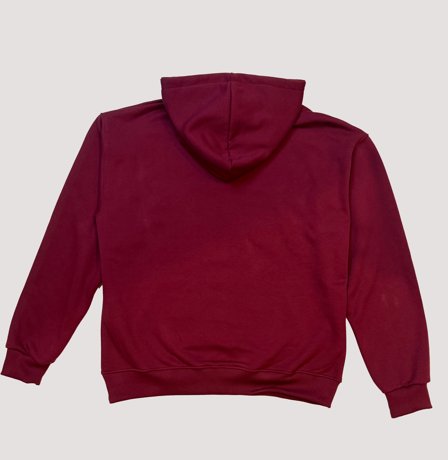 Hoodie bordô oversized